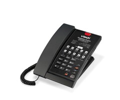 Vtech Vtech A2210 Matte Black (3 keys)    1-Line Analog Corded Phone, 3 programmable keys