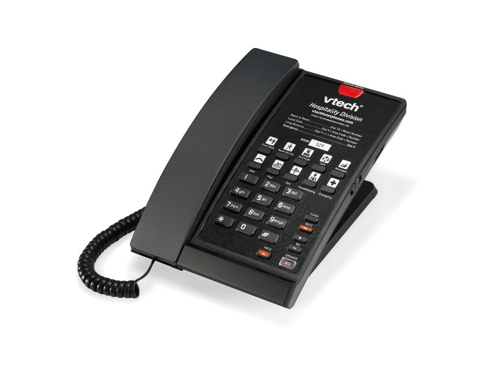 Vtech Vtech A2210 Analoge Vaste Telefoon met Snoer - 1-Lijns - Matzwart