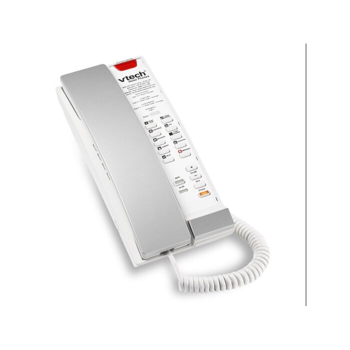 Vtech Vtech A2211 Petite Analoge Telefoon - 1-Lijns met 10 Snelkeuzetoetsen - Silver & Pearl