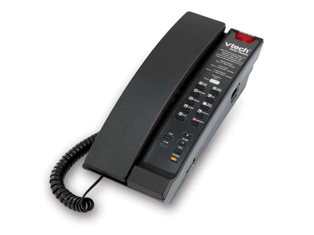 Vtech Vtech A2211 Analoge Telefoon met 10 Sneltoetsen - Matzwart