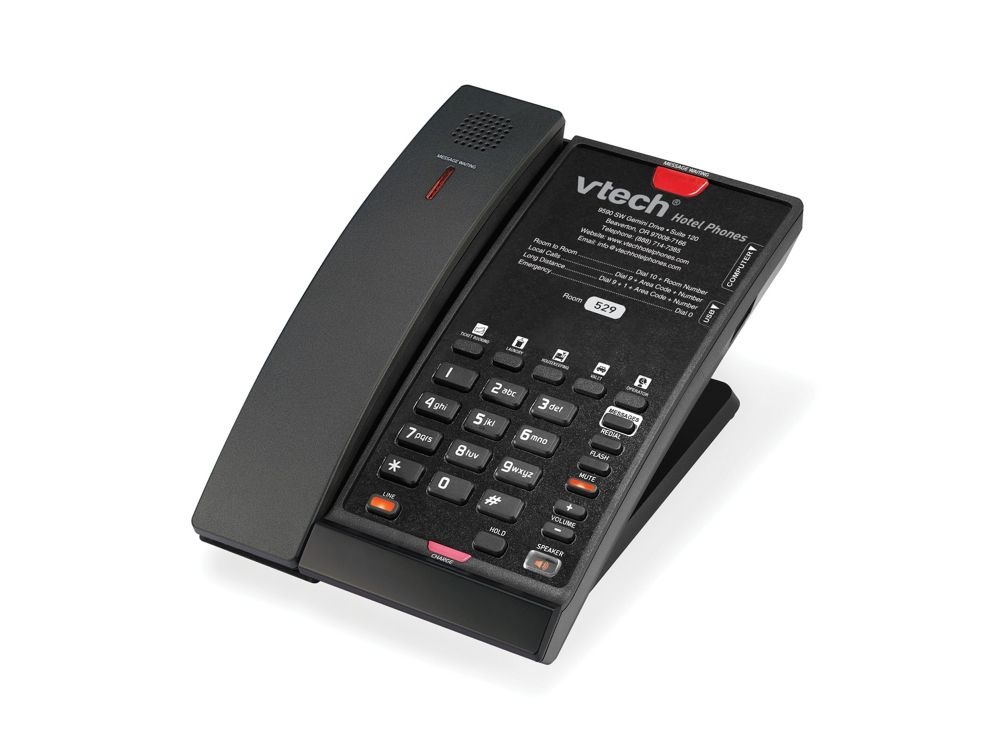 Vtech Vtech CTM-A2411 Professionele Analoge Telefoon - Matzwart