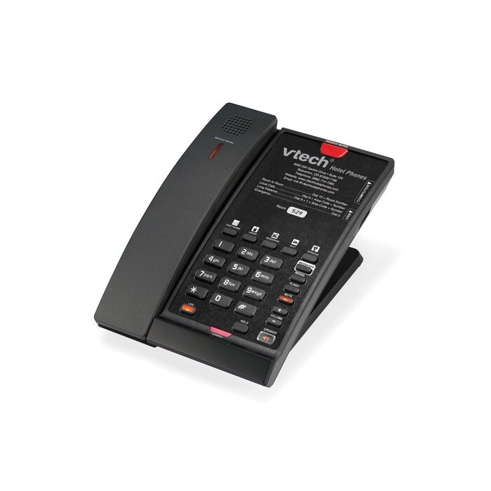 Vtech Vtech CTM-A2411 Matte Black (10 keys) Analog Wireless set with 10 programmable Keys