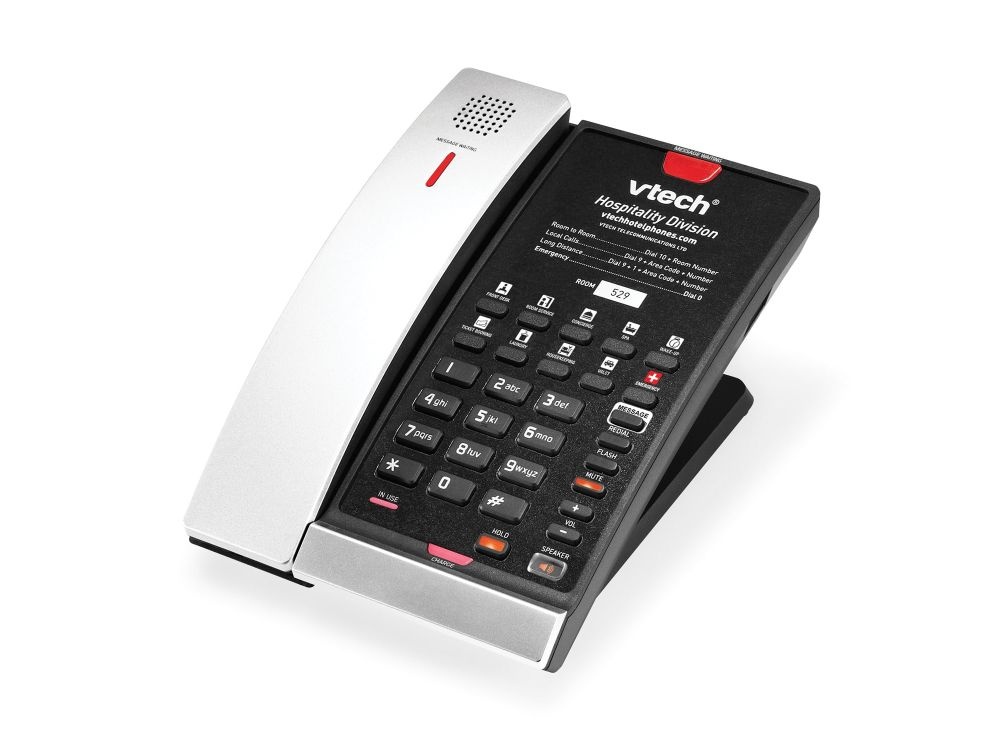 Vtech VTech CTM-A2411-BATT 1-Lijns Analoge Draadloze DECT Handset Zilver & Zwart - 10 Sneltoetsen & Batterij-backup