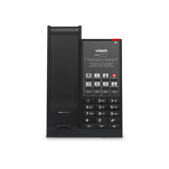 Vtech VTech NG-S3211W SIP Telefoon met WiFi - Matzwart - 10 Programmeerbare toetsen