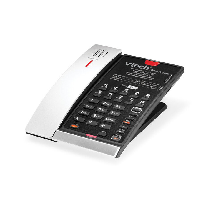 Vtech VTech CTM-S2411-X Draadloze SIP Hoteltelefoon - Zilver/Zwart met 5 Snelkiestoetsen