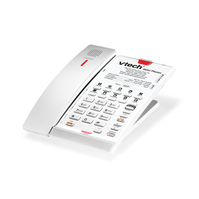 Vtech Vtech CTM-S2411-X Silver & Pearl (10 Keys) SIP Cordless Hotel Telephone, 10 programmable Keys