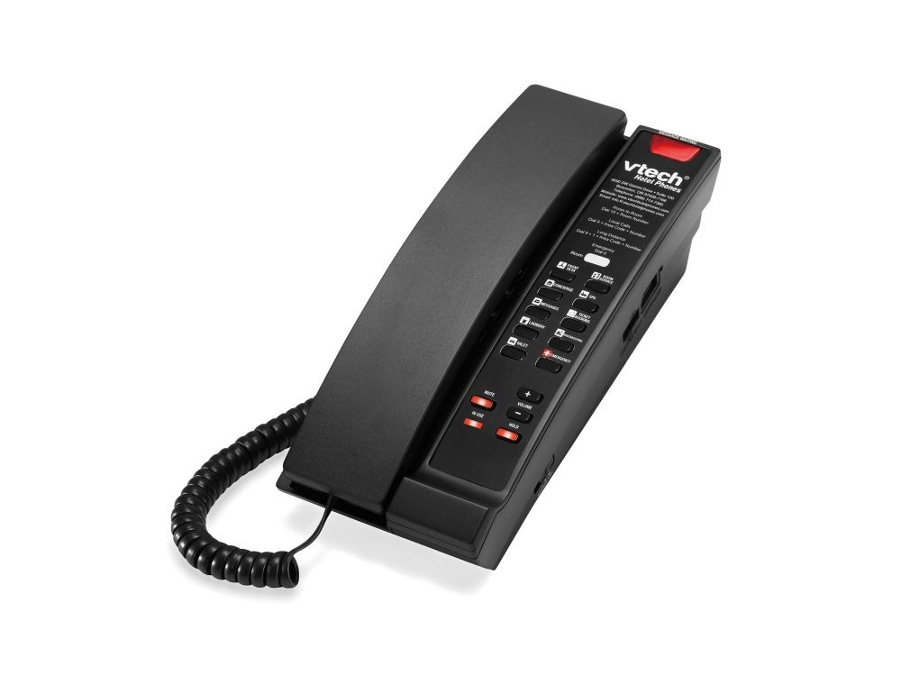Vtech Vtech S2211-SPK SIP Hoteltelefoon met Speakerphone - Matzwart
