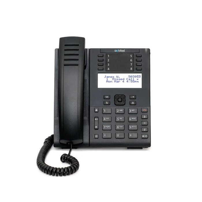 Mitel Mitel 6910 SIP Telefoon met 3.4" Display en Gigabit Ethernet