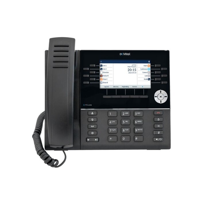 Mitel Mitel 6930w SIP Telefoon met Wi-Fi, Bluetooth 5.0 en HD-Audio