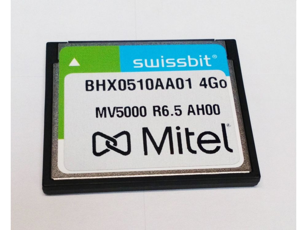 Mitel Mitel 4GB CompactFlash Kaart voor MV5000 (Defect / Onderdelen) - BHX0510G