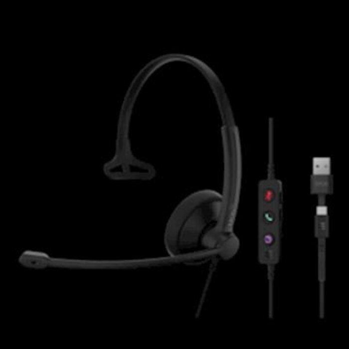 EPOS  EPOS IMPACT 100 MS Mono Bedrade Headset met USB-C & USB-A - Microsoft Teams