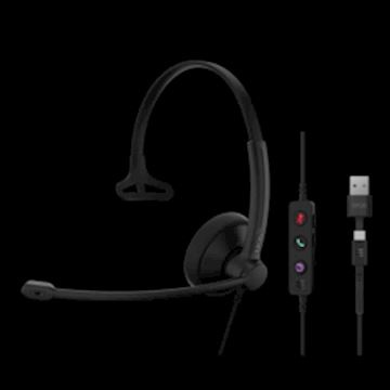 EPOS EPOS IMPACT 100 MS Mono Bedrade Headset met USB-A & USB-C (1001419)