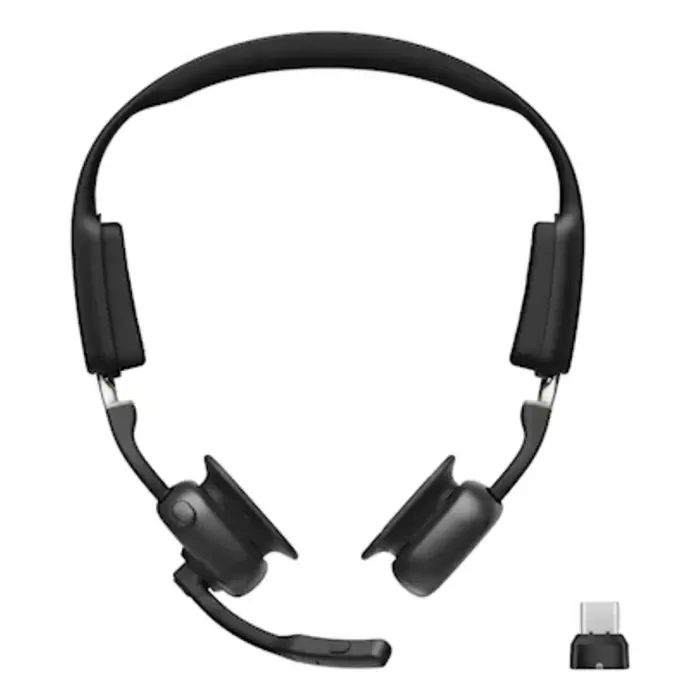 Shokz Shokz OpenMeet UC Draadloze Bluetooth USB-C Headset - Zwart