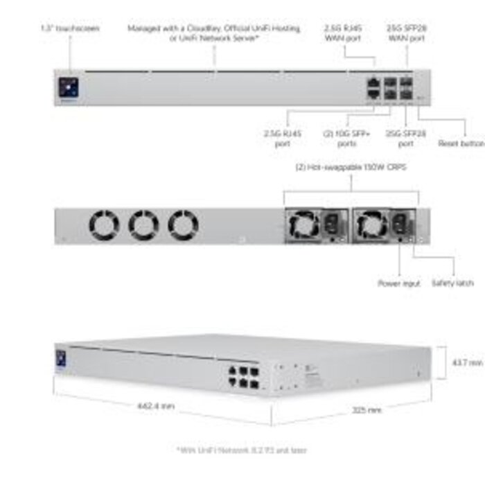 Ubiquiti Ubiquiti UniFi Gateway Enterprise (UXG-Enterprise) - 10G Router & Firewall