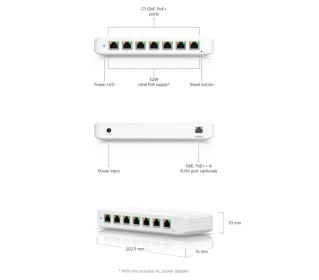 Ubiquiti Ubiquiti UniFi Switch Ultra 60W PoE budget