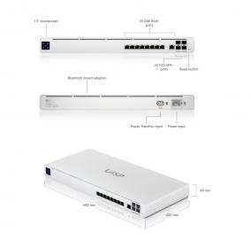 Ubiquiti Ubiquiti UISP Router Pro - 9.5 Gbps Layer 3 Rackmount Router met 4x 10G SFP+ & 8x Gigabit LAN