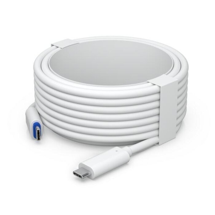 Ubiquiti Ubiquiti G4 Doorbell Pro PoE naar USB-C Kabel 7 Meter - Wit