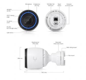 Ubiquiti Ubiquiti UniFi Camera G5 Professional 4K IP Beveiligingscamera met 3x Optische Zoom