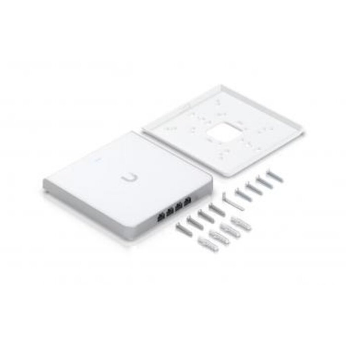 Ubiquiti Ubiquiti UniFi U6 Enterprise In-Wall Wi-Fi 6E Access Point met 4-Poorts PoE Switch