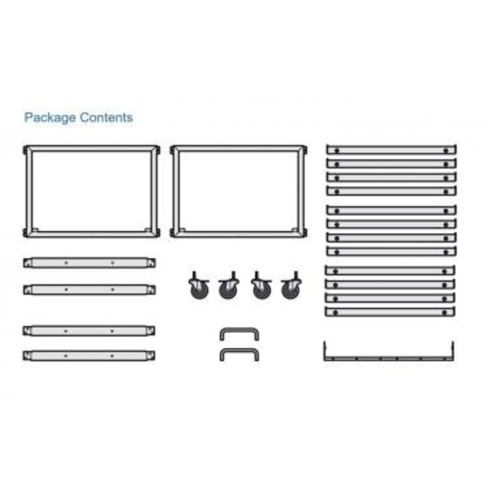 Ubiquiti Ubiquiti Toolless Mini Rack 6U - Verrijdbare 19-inch Serverkast (U-Rack-6U-TL)