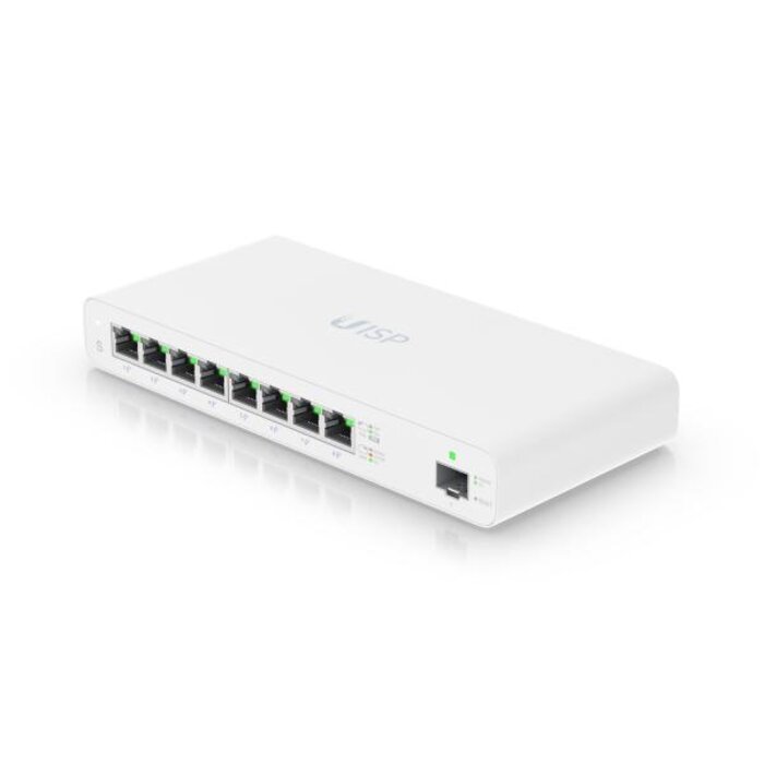 Ubiquiti Ubiquiti UISP Switch (UISP-S) - 8x Gigabit PoE, 1x SFP, 110W Layer 2 Switch