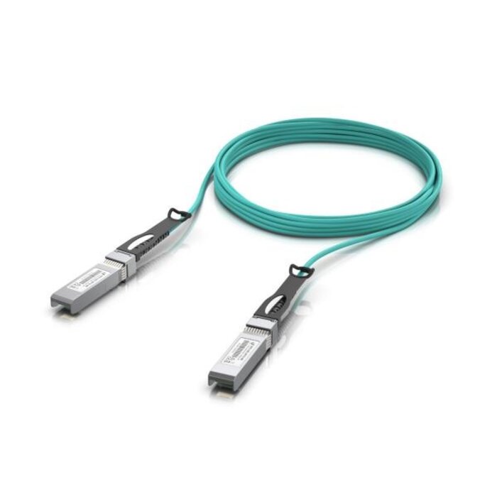 Ubiquiti Ubiquiti UniFi UACC-AOC-SFP10-5M Active Optical Cable - 10 Gbps SFP+ naar SFP+ - 5 Meter