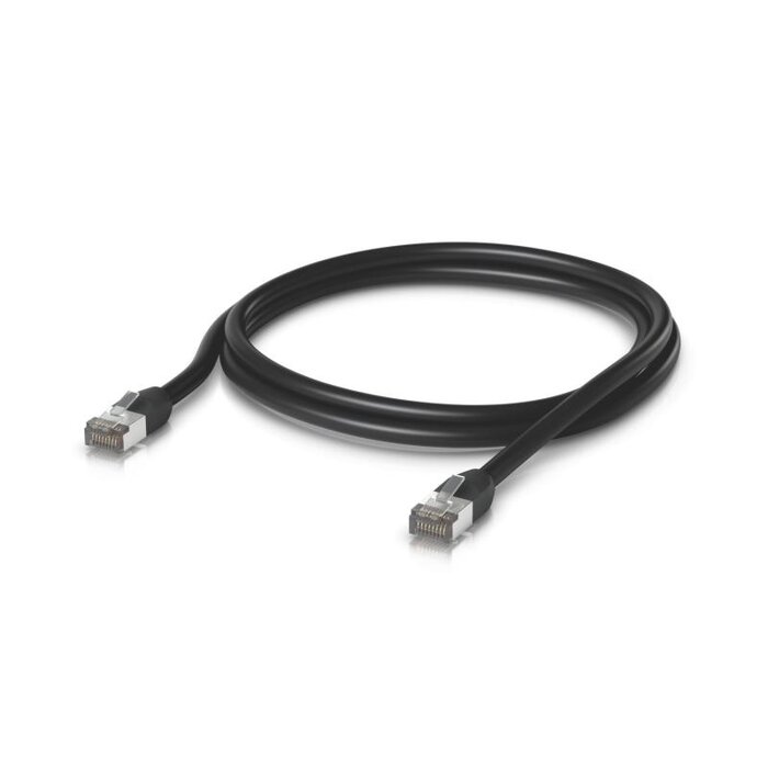 Ubiquiti Ubiquiti UISP Outdoor Patchkabel Cat5e - 2m Zwart - Weerbestendig