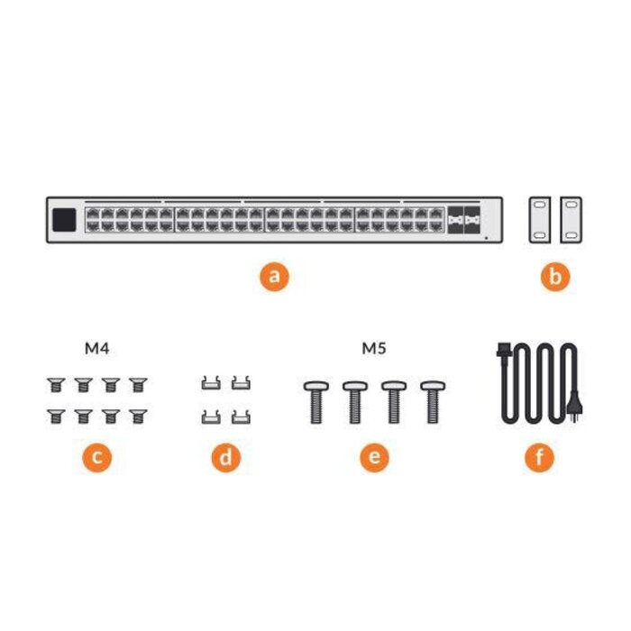 Ubiquiti Ubiquiti UniFi Switch Enterprise 48 PoE, 720W PoE budget
