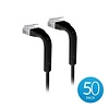 Ubiquiti Ubiquiti UniFi Cat6 Patchkabel 10cm Zwart - 50 Stuks