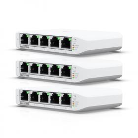 Ubiquiti Ubiquiti UniFi Switch Flex Mini 3-pack, No PoE budget