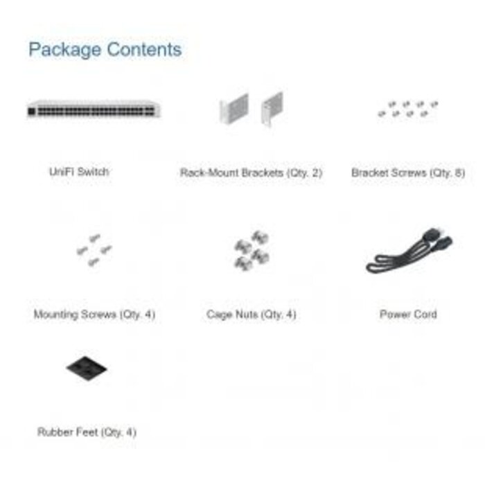 Ubiquiti Ubiquiti UniFi Switch PRO Gen 2 - 48 poort, No PoE budget