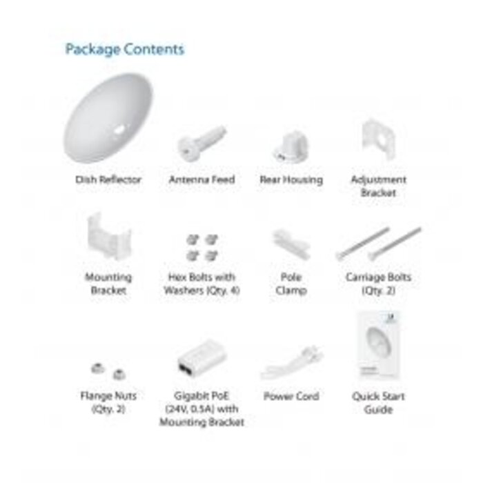 Ubiquiti Ubiquiti PowerBeam 2AC 400 - 2.4GHz High-Performance AirMAX AC Bridge