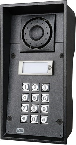 2N 2N IP Force Vandaalbestendige IP-Intercom met 1 Belknop & Keypad (10W)