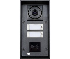 2N 2N IP Force Intercom - 2 Knoppen, HD Camera & Card Reader Ready