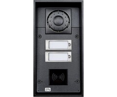 2N 2N IP Force Vandaalbestendige Intercom - 2 Buttons & Card Reader Ready
