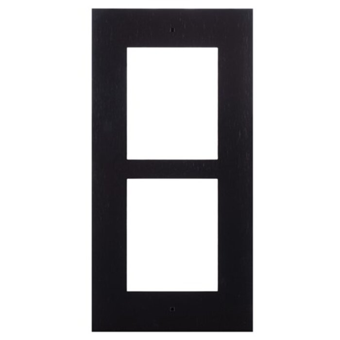 2N 2N Inbouw installatie frame voor 2 modules (zwart)