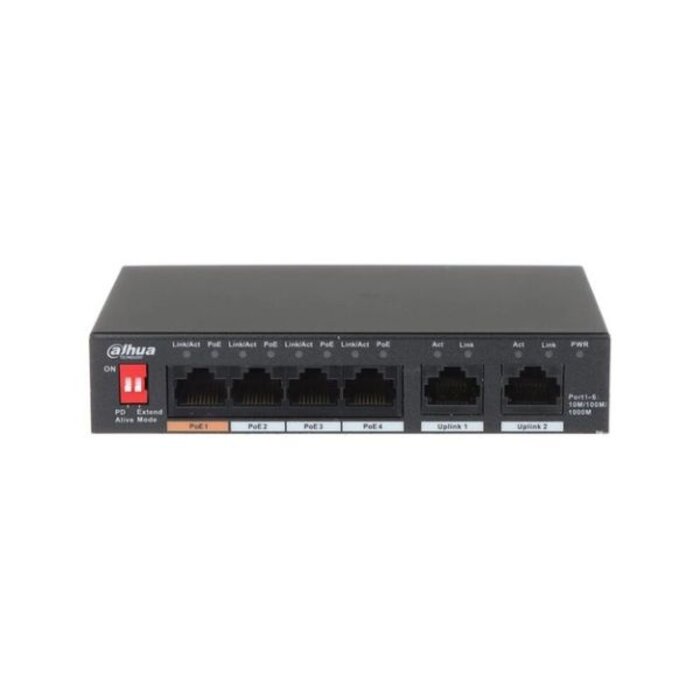 Dahua Dahua DH-PFS3005-4GT-36 5-Poorts Gigabit PoE Switch (4x PoE, 36W)