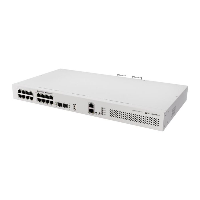 Mikrotik MikroTik CRS418-8P-8G-2S+RM 16-Poort Gigabit Switch met 8x PoE & 2x 10G SFP+