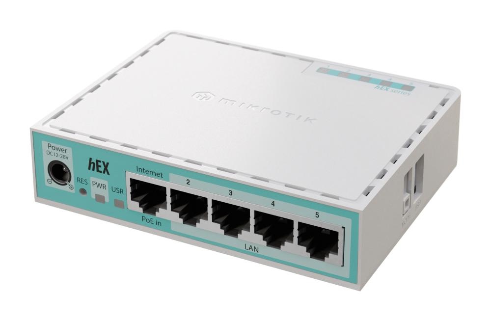 Mikrotik MikroTik hEX E50UG Gigabit Router - 5-Poorts - Dual-Core ARM - 512MB