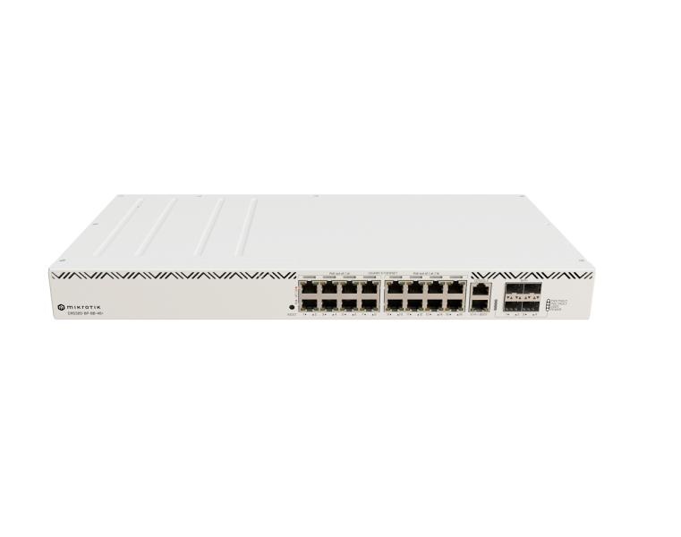 Mikrotik MikroTik CRS320-8P-8B-4S+RM 16-Poorts Gigabit Switch met 8x PoE++ en 4x 10G SFP+ Uplinks