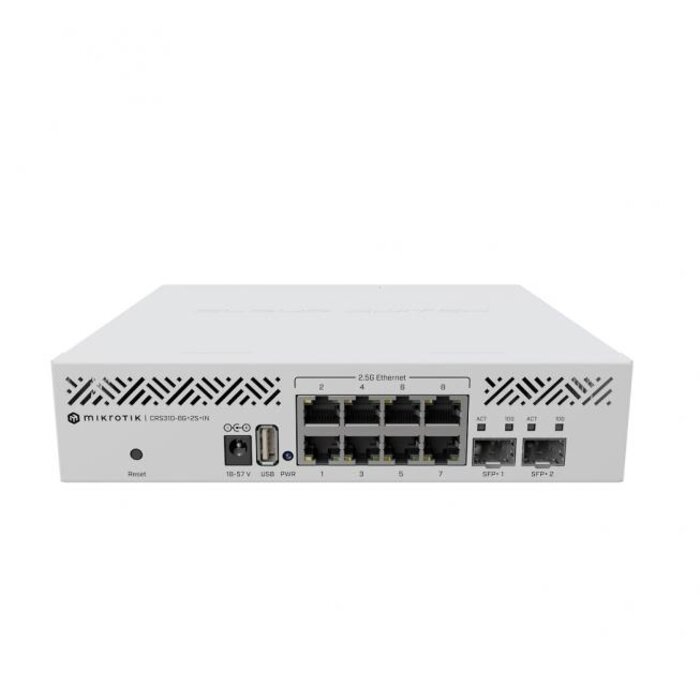 Mikrotik MikroTik CRS310-8G+2S+IN Switch - 8x 2.5G & 2x 10G SFP+