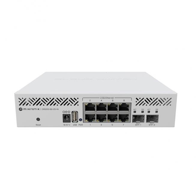 Mikrotik MikroTik CRS310-8G+2S+IN Switch - 8x 2.5G & 2x 10G SFP+