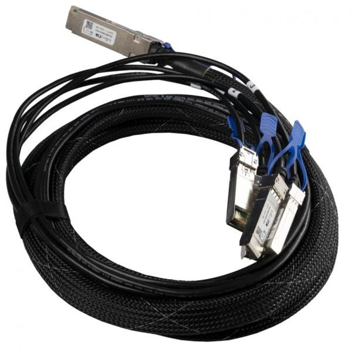 Mikrotik MikroTik XQ+BC0003-XS+ 100G QSFP28 naar 4x 25G SFP28 DAC Kabel 3m