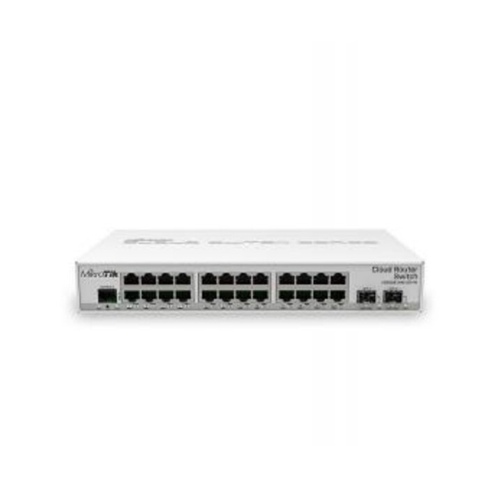 Mikrotik MikroTik CRS326-24G-2S+IN Desktop Switch - 24x Gbit, 2x 10G SFP+