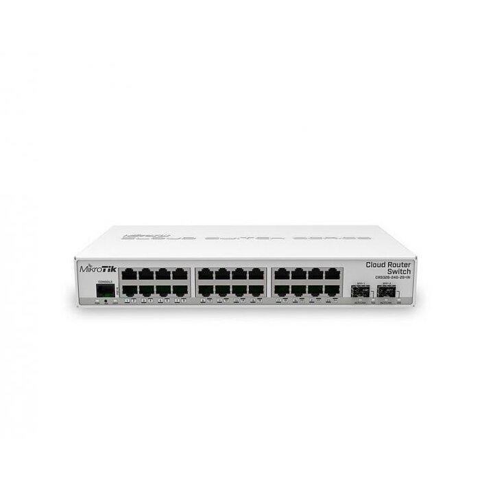 Mikrotik MikroTik CRS326-24G-2S+IN Desktop Switch - 24x Gbit, 2x 10G SFP+