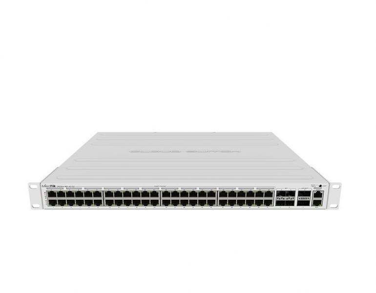 Mikrotik MikroTik CRS354-48P-4S+2Q+RM 48-Port Gigabit PoE+ Switch met 10G & 40G Uplinks