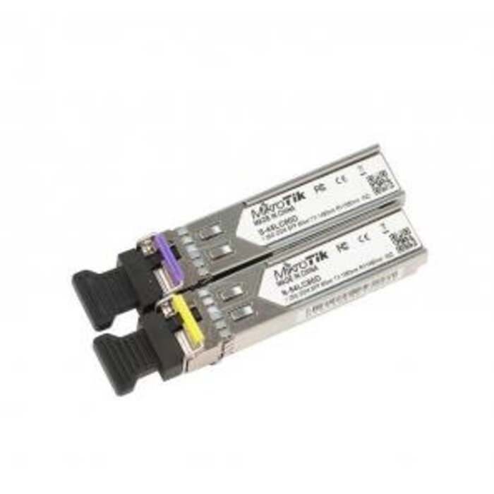 Mikrotik MikroTik S-4554LC80D - Pair of SFP 1.25G module