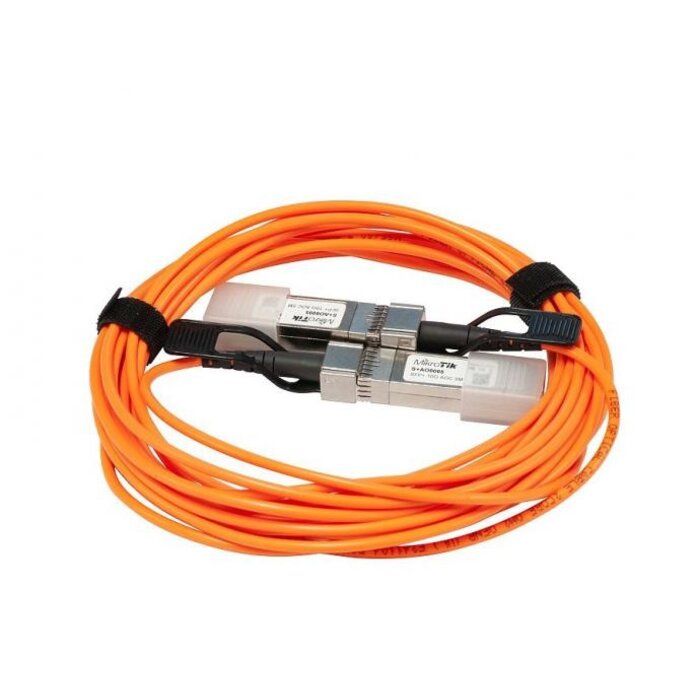 Mikrotik MikroTik S+AO0005 10Gbps SFP+ AOC Kabel - 5 Meter