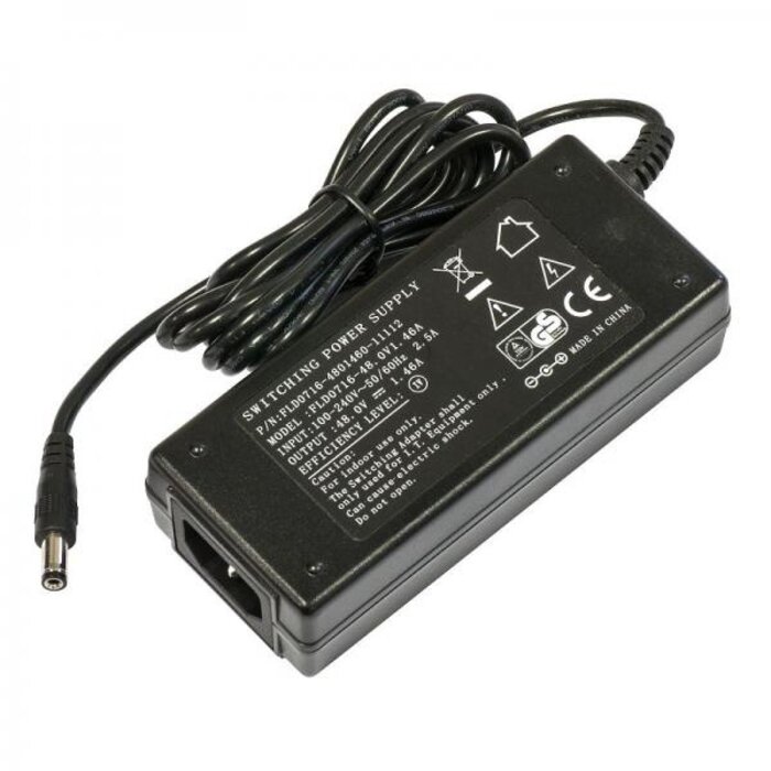 Mikrotik MikroTik 48POW 48V 70W Power Adapter inclusief stroomkabel