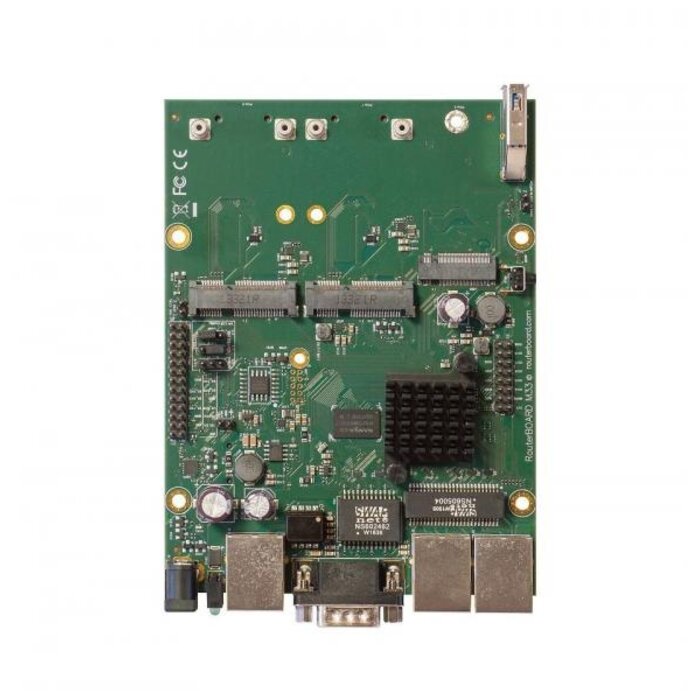 Mikrotik MikroTik RBM33G Routerboard met 2x Gigabit Ethernet en Mini-PCIe